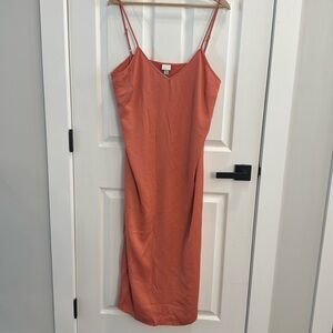 🩶 3/$15 🩶 NWT Orange Silk Dress